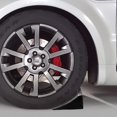 thumbnail image 3 of 2 Pack Solid Rubber Heavy Duty Wheel Chock, Premium Chock For Car, Travel Trailers, Rv, Truck, And Atv, 3 of 4
