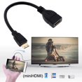 thumbnail image 2 of 1 cable adaptador convertidor hembra compatible con HDMI macho a HDMI 1080P, 2 of 7