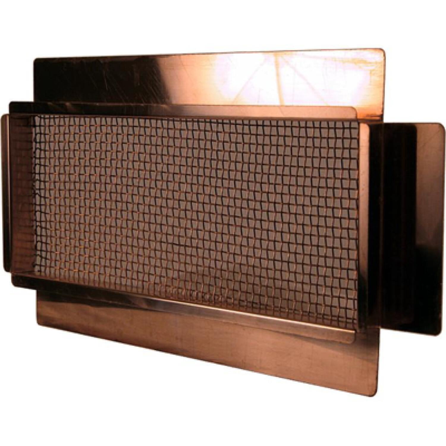 Copper Foundation Vent Vent Size: 14" W x 5" H, Mount Type: Stucco