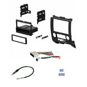 ASC Audio Car Stereo Radio Install Dash Kit, Wire Harness, and Antenna Adapter to Add a Single Din Radio for 2008 - 2012 Ford Escape, 2008 - 2011 Mazda Tribute, 2008 - 2011 Mercury Mariner
