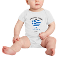 thumbnail image 2 of Everyone Loves an Greek Girl Cute Baby Bodysuits (White, 3-6 Months), 2 of 5