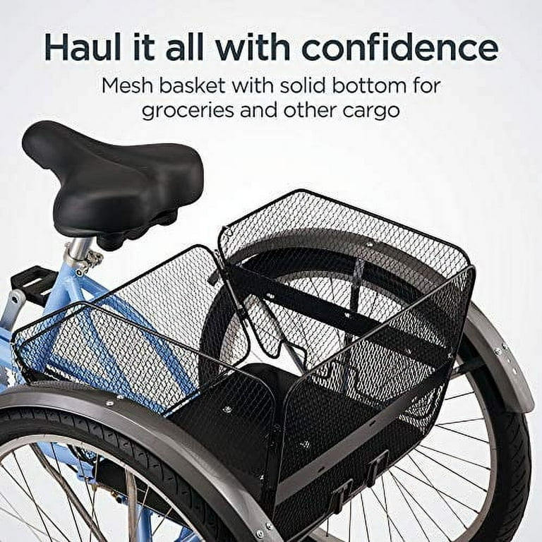 Schwinn Meridian Adult Tricycle, 1-Speed, 26-Inch Three Schwinn Meridian Adult Tricycle, 1-Speed, 26-Inch Three