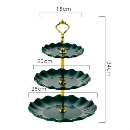 

3-Tier Cupcake Stand Cake Dessert Wedding Event Party Display Tower Plate Round