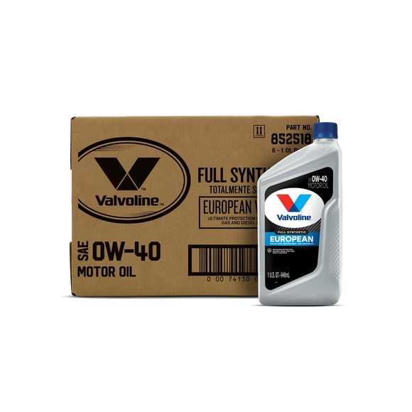 Aceite de Motor Valvoline SAE 0W-40 Sintético Completo 946 ml x6