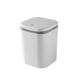 thumbnail image 2 of Inteprter Cubo de basura de basura, Color sólido, cuadrado, esquina redonda, interruptor de botón, contenedor de basura de repuesto con tapa Suministros de limpieza para el hogar Gris, 2 of 6
