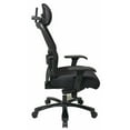 thumbnail image 2 of SPACE Seating Professional Air GridÂ® Back and Black Mesh Seat with Industrial Steel Finish Base, 2 of 7