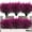 Fuchsia, variant on Artificial Plant UV Resistant Fake Stems Plants, Faux Plastic Greenery for Indoor Outside Hanging Plants Garden Porch Window Box Home Wedding Farmhouse Outdoor Decorations for Patio(Fuchsia)