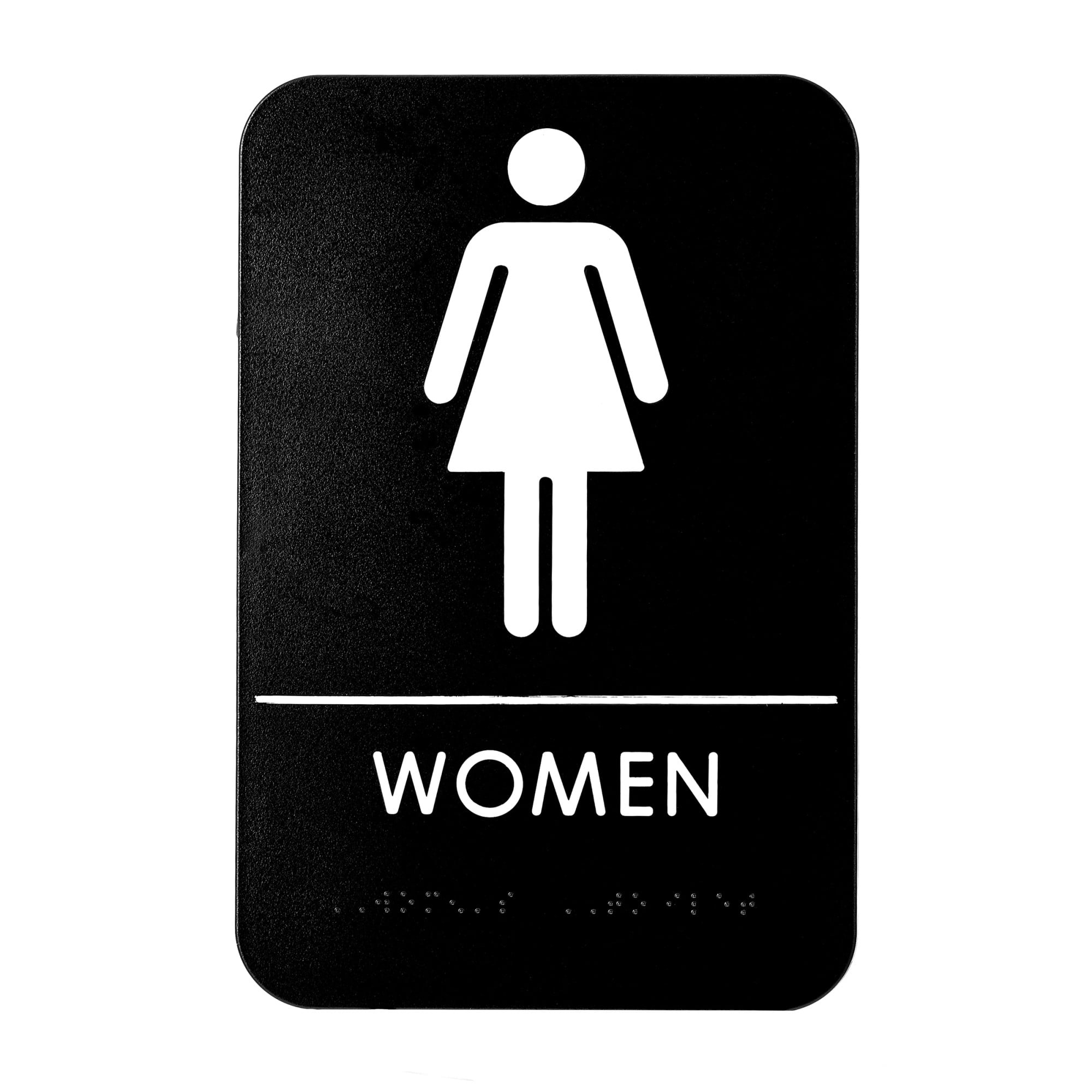 Alpine Sgn-5 9" X 6" Women’s Restroom Sign - Walmart.com - Walmart.com