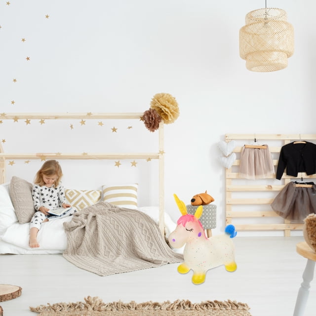 SEWCHICS Jouet Cheval Ridable Gonflable Animaux Jouet Sauteur pour Tout-Petits Maisons 1 Pcs
