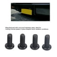 thumbnail image 3 of Rustproof Stainless Steel License Plate Screws, M5 0.8 Diameter, Black Oxidized Finish, Cross Shaped Screw , Fits for M3 with Metal Threaded Screw Retainer, Fits for MY with, 3 of 7