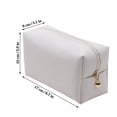 thumbnail image 2 of HOMEIORA Small Makeup Bag for Purse, Water-Resistant PU Vegan Leather Travel Cosmetic Pouch Portable Toiletry Bag for Women Daily Storage Organizer, 1 Pack, 2 of 7