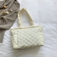 thumbnail image 3 of Bolso de mano acolchado Likrtyny Para mujer blanco, 3 of 9