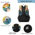 thumbnail image 4 of FORMRS School Backpack 17" Student Travel Bag with Laptop Compartment, Rainbow with Stars, 4 of 7