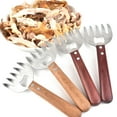thumbnail image 1 of Neinkie 2Pcs Cave Tools Metal Meat Claws for Shredding Pulled Pork, Chicken, Turkey, and Beef- Handling & Carving Food - Barbecue Grill Accessories for Smoker or Slow Cooker, 1 of 7