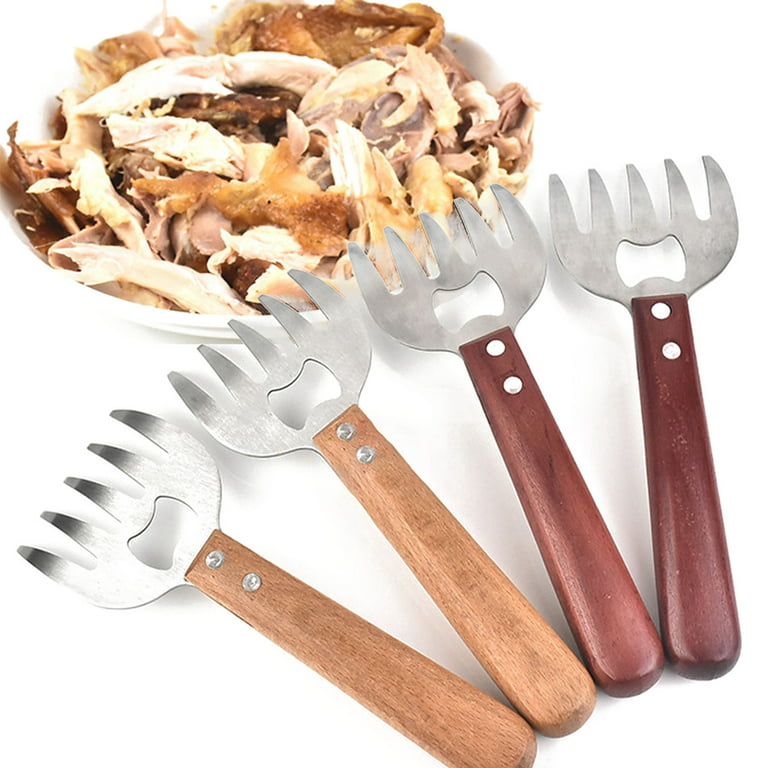 Personalised Meat Shredder Claws Set of 2-wooden and Stainless