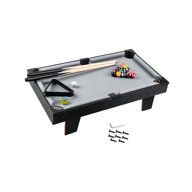 VONKY Table Top Pool Table Game Toy Novelty Games Snooker 81cmx40cmx15.5cm