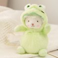 thumbnail image 1 of 12cm Cute Sheep Cosplay Panda Rabbit Pig Bear Duck Frog Plush Pendants Stuffed Animals Doll Soft Baby Toys for Kids Girls Giftfrog Deng Xun unisex, 1 of 2