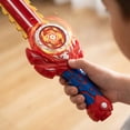 thumbnail image 5 of Glowing Pull String Spinning Sword Gyro, Light-up Battle Top Toy, High Speed Rotation Interactive Combat Game, Exciting Indoor Entertainment Fun, Red, 5 of 5