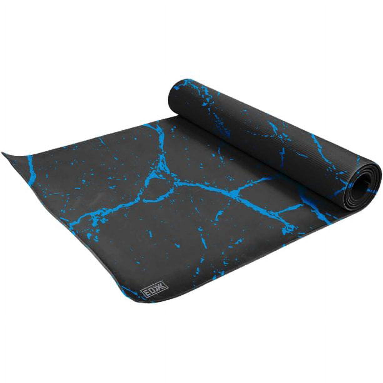 EDX Essential Yoga Kit with Mat, EVA Foam Blocks, Carrying Strap
