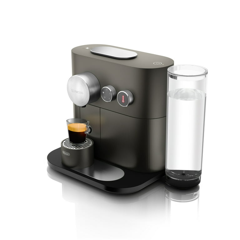 uhyre at retfærdiggøre Utilgængelig Nespresso Expert Espresso Machine by De'Longhi with Aeroccino, Anthracite  Grey - Walmart.com