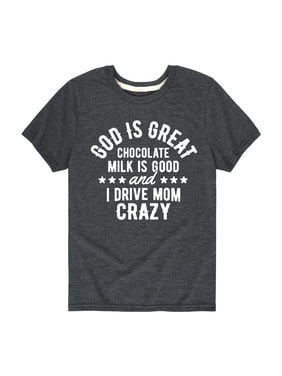 Country Casuals Boys Graphic Tees And T Shirts Gray Walmart Com - chocolate milk shirt roblox