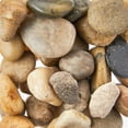 (2 pack) Aqua Culture Fish Aquarium Gravel Mix, Large Brown River Rock