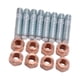 thumbnail image 3 of 8 Set de Colector Flange Tuercas Tuercas para Golf 74 - 97 Piezas de Automóviles, 3 of 7