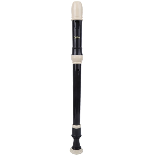 AMONIDA Alto Recorder, ABS Resin F Key Clarinet, 8 Hole Recorder, For Music Lover Beginners