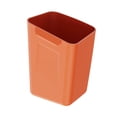 thumbnail image 2 of DimyFew Mini Silicone Car Trash Can Garbage Container Stylish Versatile Accessories Small Compact Auto Interior Organizer Storage Box Orange, 2 of 8