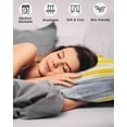 thumbnail image 4 of Yellow Gray White Pillow Covers Standard Size 2 Pack, Farmhouse Gradient Abstract Art Soft Bed Throw Pillowcases Breathable Cooling Long Lumbar Body Pillow Sham Cover for Bed Sofa 20''x26'', 4 of 7