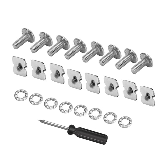 MERIGLARE Football Back Plate Screws Kit Football Gear Accessory Outdoor Athletic Training Portable Metal Parts Soccer Backboard Screws