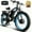 Black-Blue, variant on 5000W Peak Dual Motor AWD Electric Bike, 60V 25AH 21-Speeds 45MPH 26" Fat Tire Mountain Snow E Dirt Bicycle