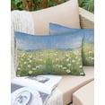 thumbnail image 6 of Spring Floral Throw Pillow Cover 20 x 30 Inch Decorative Pillow Cover Pastoral Botanical Oil Painting Modern Art Lumbar Pillowcase Seasonal Rectangle Cushion Case for Couch Sofa Bed Living Room, 6 of 7