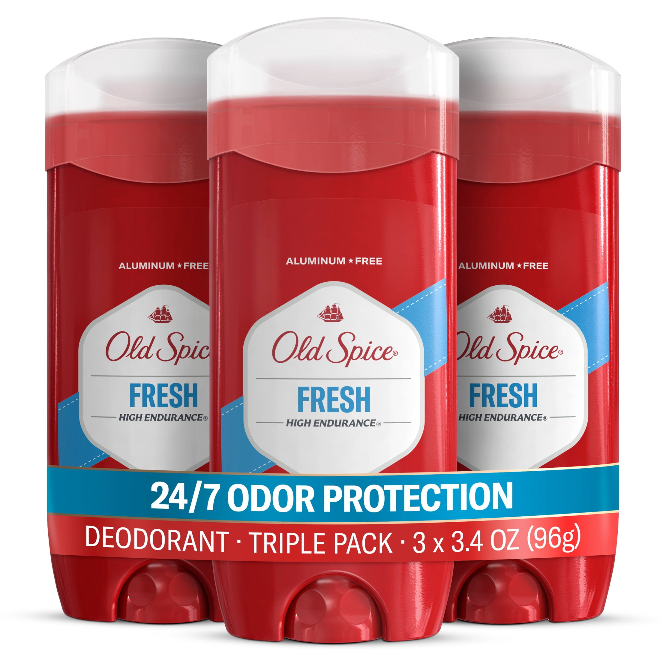 Old Spice Deodorant for Men High Endurance Fresh Scent 3x3.4oz