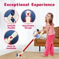 thumbnail image 3 of Kids Cleaning Toy Set - Kids Vacuum Toy Vacuum Toy That Works, Ride on Floor Cleaner for Kids with 3 In 1 Mode LED Light, Kids Pretend Role Play Gift, 3 of 7