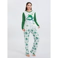 thumbnail image 3 of Nituyy Family Matching Christmas Pajamas Set Sleepwear Jumpsuit Hoodie with Hood for Family, 3 of 9