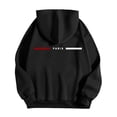 thumbnail image 4 of MHFRRA Sudadera con Capucha con Estampado de Letras para Un Uso Diario Cómodo, Ideal para Salidas Informales y Capas Elegantes Negro, 4 of 5