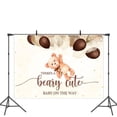 thumbnail image 2 of Baby On The Way Ours Ballon Toile de Fond pour Baby Shower, 2 of 4