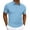 133 Light Blue, variant on Axiiglly Golf Shirts for Men Short Sleeve Collared Button Loose Fit Breathable Summer Shirts for Big & Tall, S-5XL