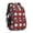 Football Stripe Red, variant on Football Shadow Brown Pattern Backpack for School, Cute School Bag with Adjustable Shoulder Straps and Padded Back, 16.9"x12.6"x5.9"