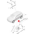 thumbnail image 3 of Front Door Lower Trim Black ABS Molding Guard for  95B 2014-2018 Stylish Protection Clean Vehicle Exterior, 3 of 7