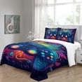 thumbnail image 4 of Home Textiles 2/3pcs Bedding Cover Set Game Handle Printed Comforter Cover Set for Adult,Twin (68"x86"), 4 of 6