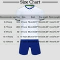 thumbnail image 3 of CYRBOKO Athletic Outfit Sets for Boys, Quick-dry Elastic Waist Short Sleeve 2-piece Summer Top and Shorts Red Size 8-9 T, 3 of 4