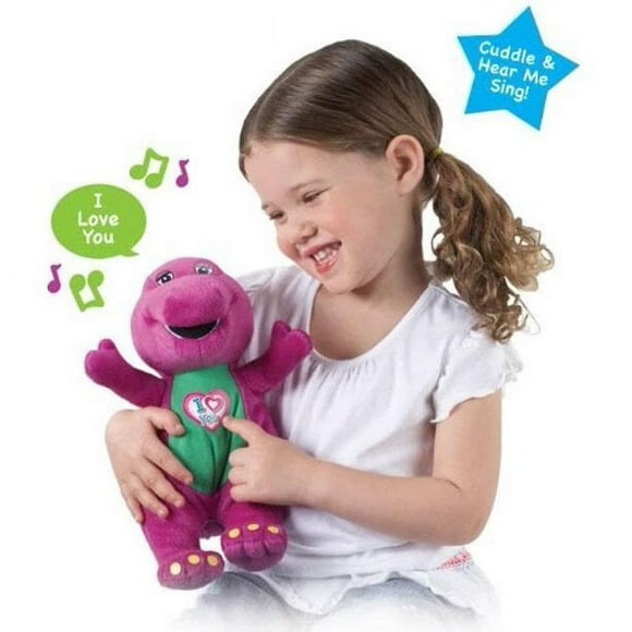 AMERTEER 10” Barney Buddies Barney I Love You Singing Soft Plush Gift for Birthday Christmas