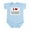 Sky Blue, variant on CafePress - I Love Gatlinburg Tennessee Body Suit - Baby Light Bodysuit, Size Newborn - 24 Months