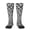 2 Black-2, variant on Women's Knee High Socks Soccerballs Pattern Outdoor Casual Tube Socks