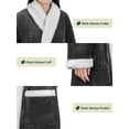 thumbnail image 4 of Premium Womens Sherpa Fleece Robe | Luxurious Soft, Warm, Plush Bathrobe, 4 of 7
