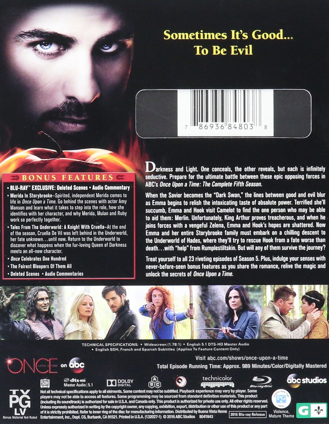 Once Upon a Time: The Complete Fifth Season (Blu-ray)