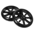 thumbnail image 1 of 2 Pcs Roues de Chariot de Remplacement pour Épicerie, Roues de Chariot Poussoir, Roues de Panier de Courses, Roues de Chariot de Courses Robustes, Roues de Chariot Utilitaire, 1 of 4