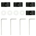 thumbnail image 3 of 4 Sets Pedal Footswitch Toppers with Screws Pads Effector Protective Button, 3 of 8